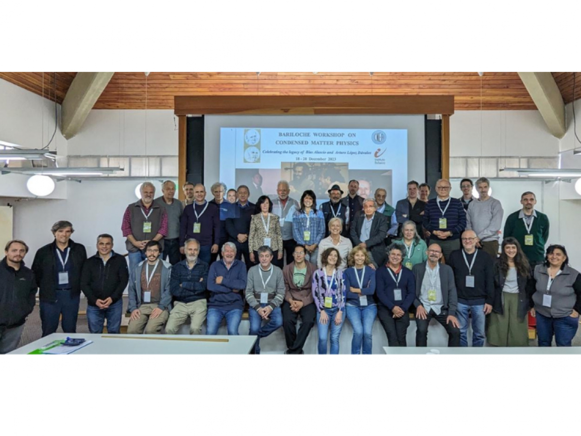 Participantes del Workshop de materia condensada Crédito Gentileza