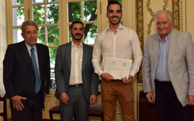 INGENIERO DEL BALSEIRO FUE PREMIADO POR EL CENTRO ARGENTINO DE INGENIEROS